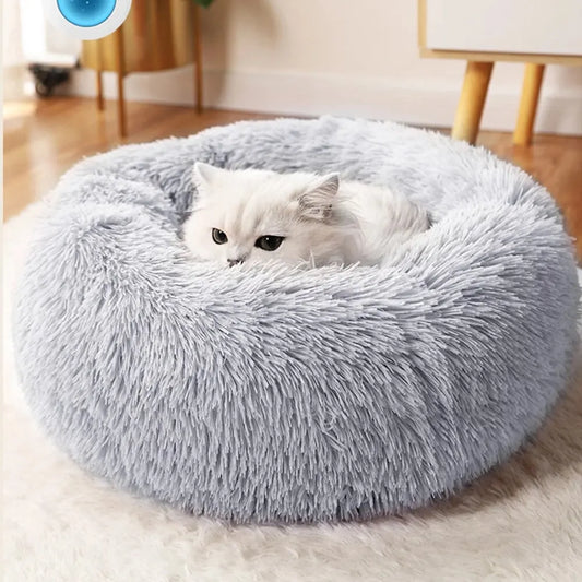 Super Cat Bed Warm Sleeping Cat Nest Soft Long Plush Best Pet Dog Bed for Dogs Basket Cushion Cat Bed Cat Mat Animals Sleeping