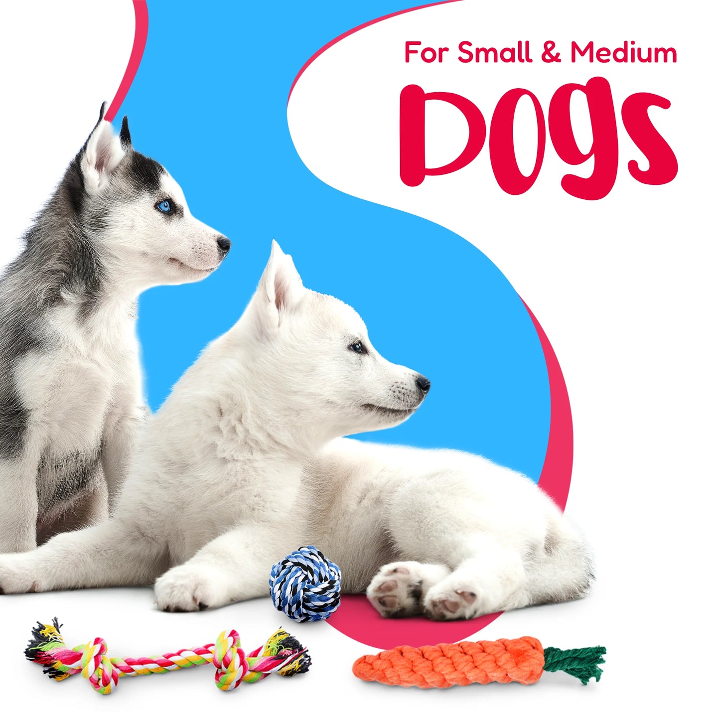 Dog Rope Toys for Small & Medium Dogs Dog Toy Pack of 11 Puppy Teething Toys