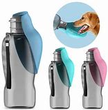 800Ml Portable Dog Water Bottle for Big Dogs Pet Outdoor Travel Hiking Walking Foldable Drinking Bowl Golden Retriever Supplies