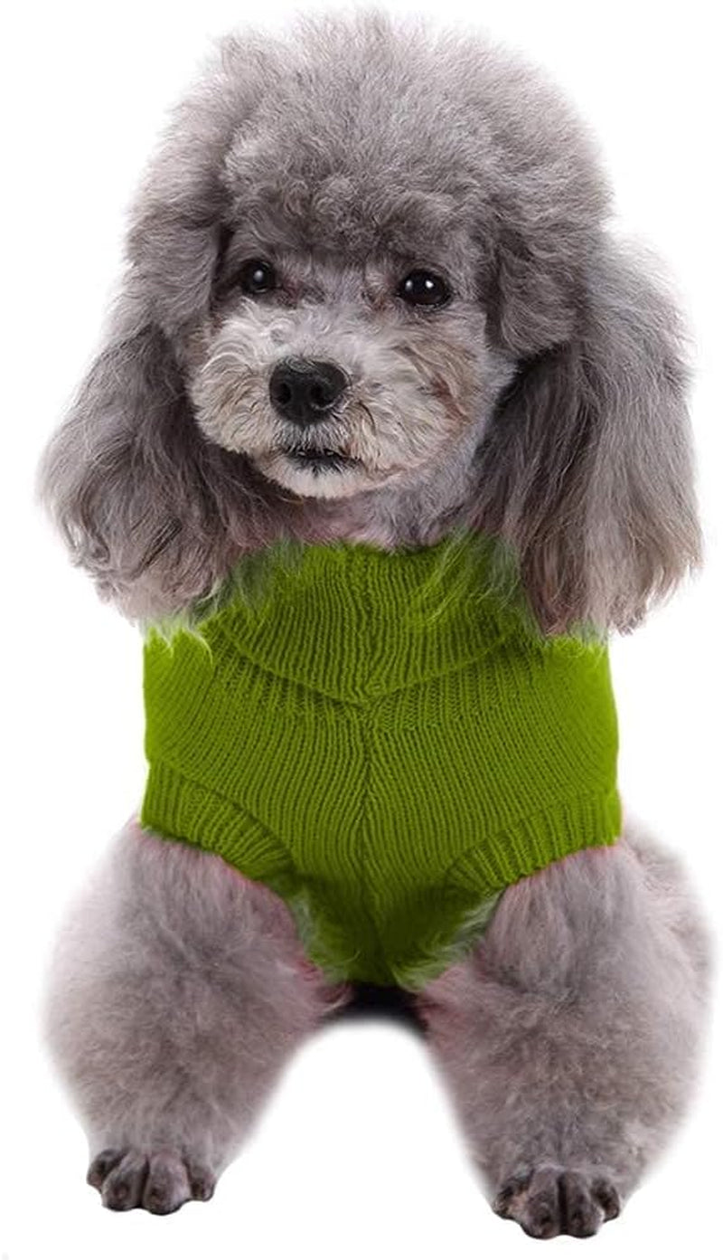 Small Dog Sweaters Knitted Pet Cat Sweater Warm Dog Sweatshirt Dog Winter Clothes Kitten Puppy Sweater